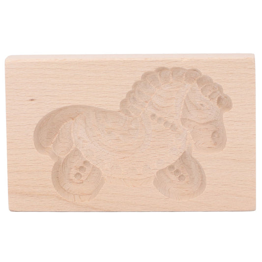 Animal Cookie Mold Lovely Vivid Wooden Biscuit Press Stamp Easy Demoulding Smoothly Cookie Mold Trojan Horse V1294-YM0521-3118230015212