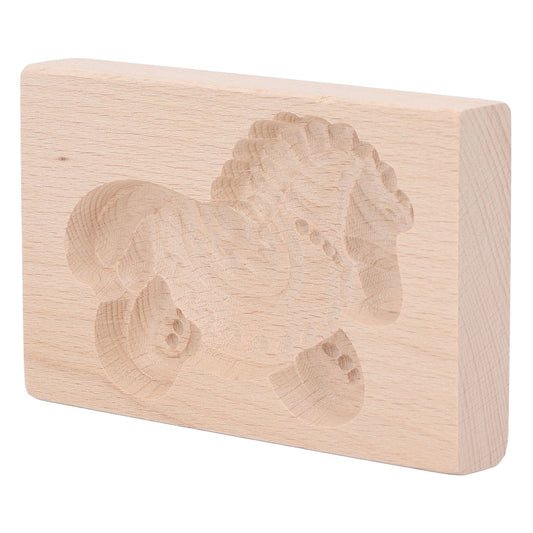 Animal Cookie Mold Lovely Vivid Wooden Biscuit Press Stamp Easy Demoulding Smoothly Cookie Mold Trojan Horse V1294-YM0521-3118230015212