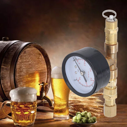 Beer Brew Spunding Valve Adjustable Pressure Relief Valve with Ball Lock Beer Brewing Equipment V1294-YM0521-3118230020411