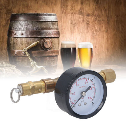 Beer Brew Spunding Valve Adjustable Pressure Relief Valve with Ball Lock Beer Brewing Equipment V1294-YM0521-3118230020411