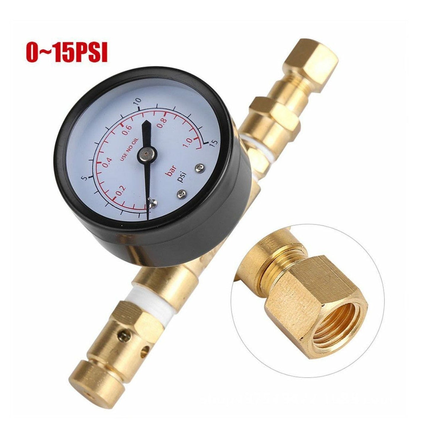 Beer Brew Spunding Valve Adjustable Pressure Relief Valve with Ball Lock Beer Brewing Equipment V1294-YM0521-3118230020411