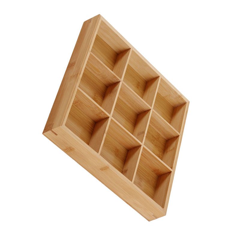 Divided Wooden Tray Multi Compartments Serving Tray for Hot Pot Restaurants Sushi Plate 9 Compartments V1294-YM0521-3118230024115