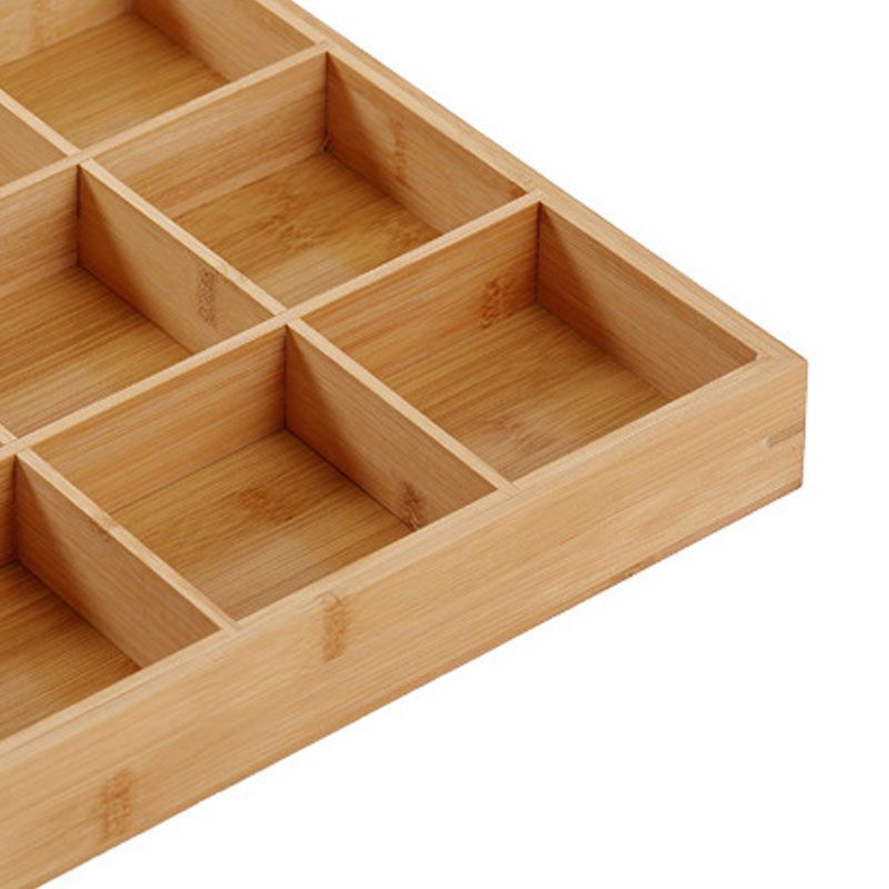 Divided Wooden Tray Multi Compartments Serving Tray for Hot Pot Restaurants Sushi Plate 9 Compartments V1294-YM0521-3118230024115