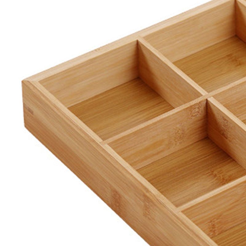 Divided Wooden Tray Multi Compartments Serving Tray for Hot Pot Restaurants Sushi Plate 9 Compartments V1294-YM0521-3118230024115