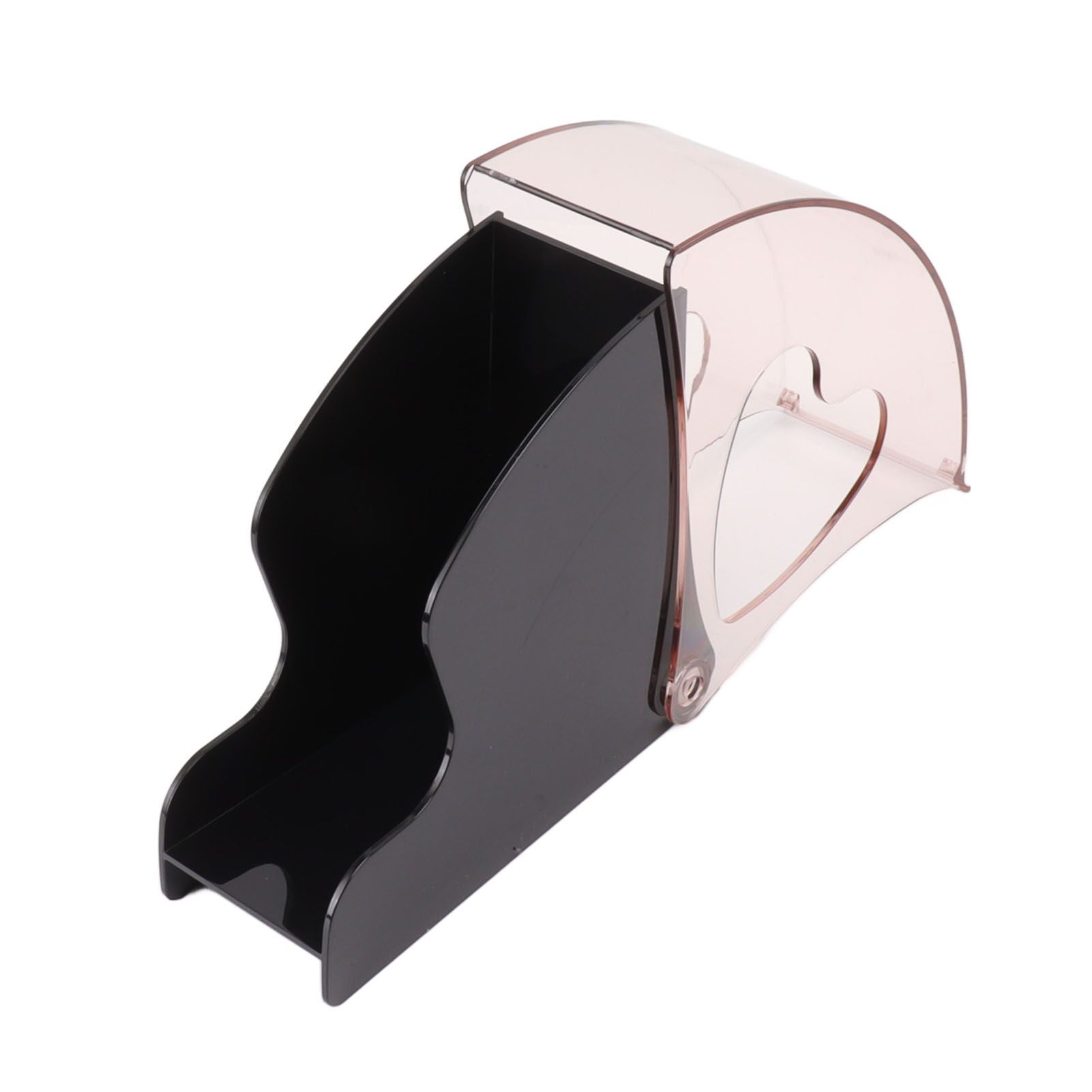 Coffee Filter Holder Storage Coffee Filter Paper Dispenser Rack with Dustproof Cover for Cafe Office Black V1294-YM0521-3118230025311