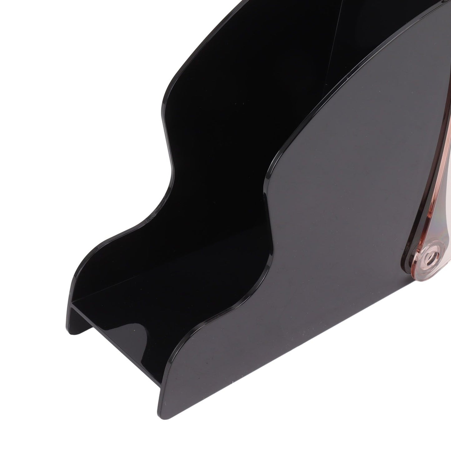 Coffee Filter Holder Storage Coffee Filter Paper Dispenser Rack with Dustproof Cover for Cafe Office Black V1294-YM0521-3118230025311