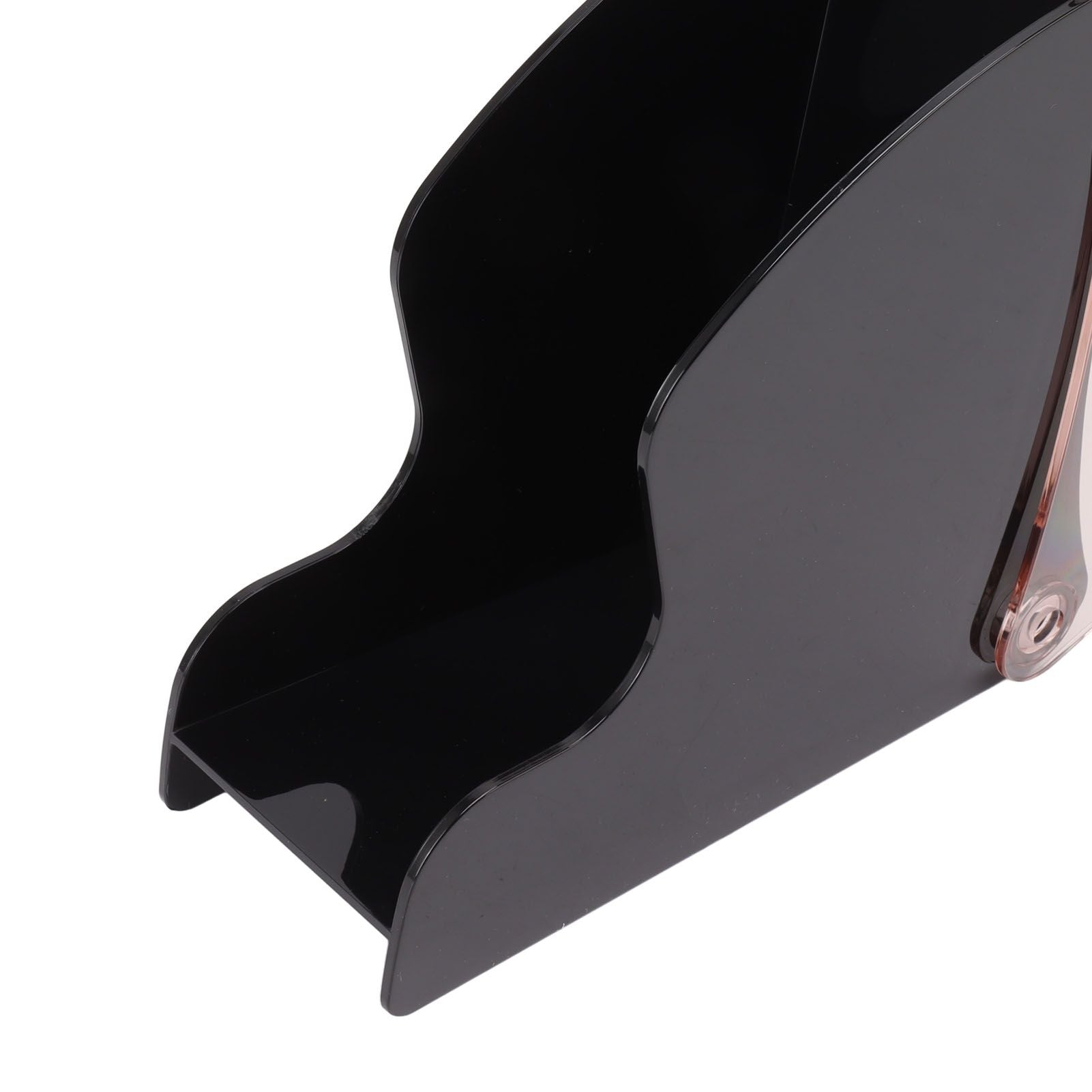 Coffee Filter Holder Storage Coffee Filter Paper Dispenser Rack with Dustproof Cover for Cafe Office Black V1294-YM0521-3118230025311