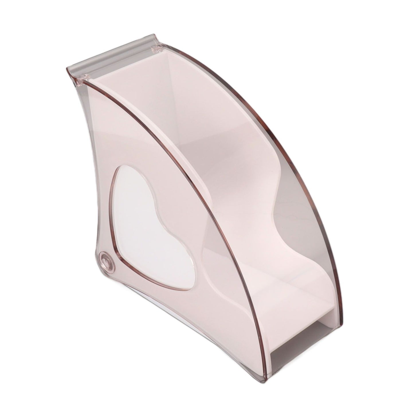Coffee Filter Holder Storage Coffee Filter Paper Dispenser Rack with Dustproof Cover for Cafe Office White V1294-YM0521-3118230025312