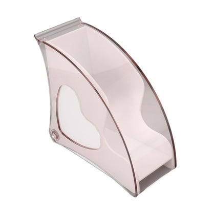 Coffee Filter Holder Storage Coffee Filter Paper Dispenser Rack with Dustproof Cover for Cafe Office White V1294-YM0521-3118230025312