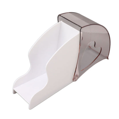 Coffee Filter Holder Storage Coffee Filter Paper Dispenser Rack with Dustproof Cover for Cafe Office White V1294-YM0521-3118230025312