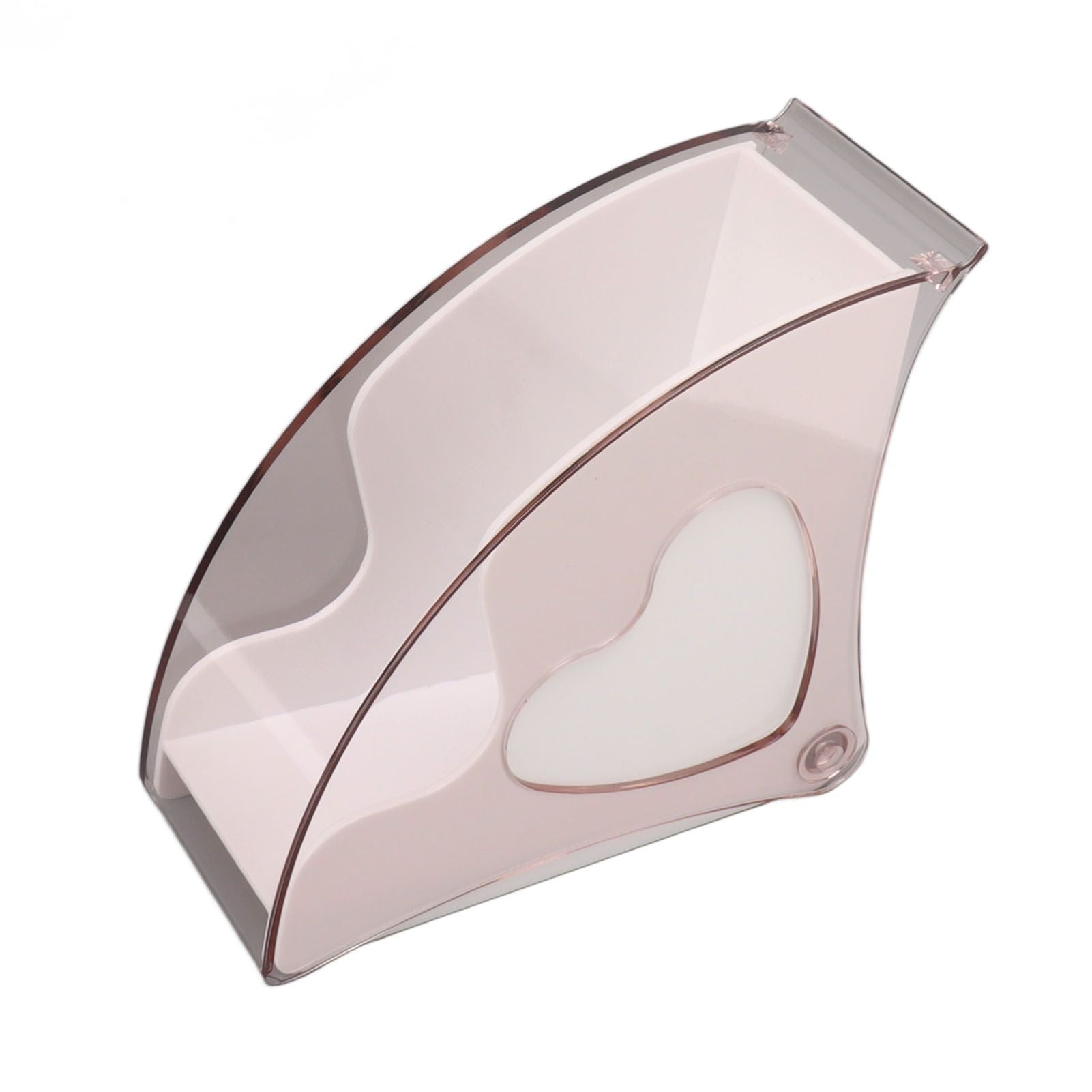 Coffee Filter Holder Storage Coffee Filter Paper Dispenser Rack with Dustproof Cover for Cafe Office White V1294-YM0521-3118230025312