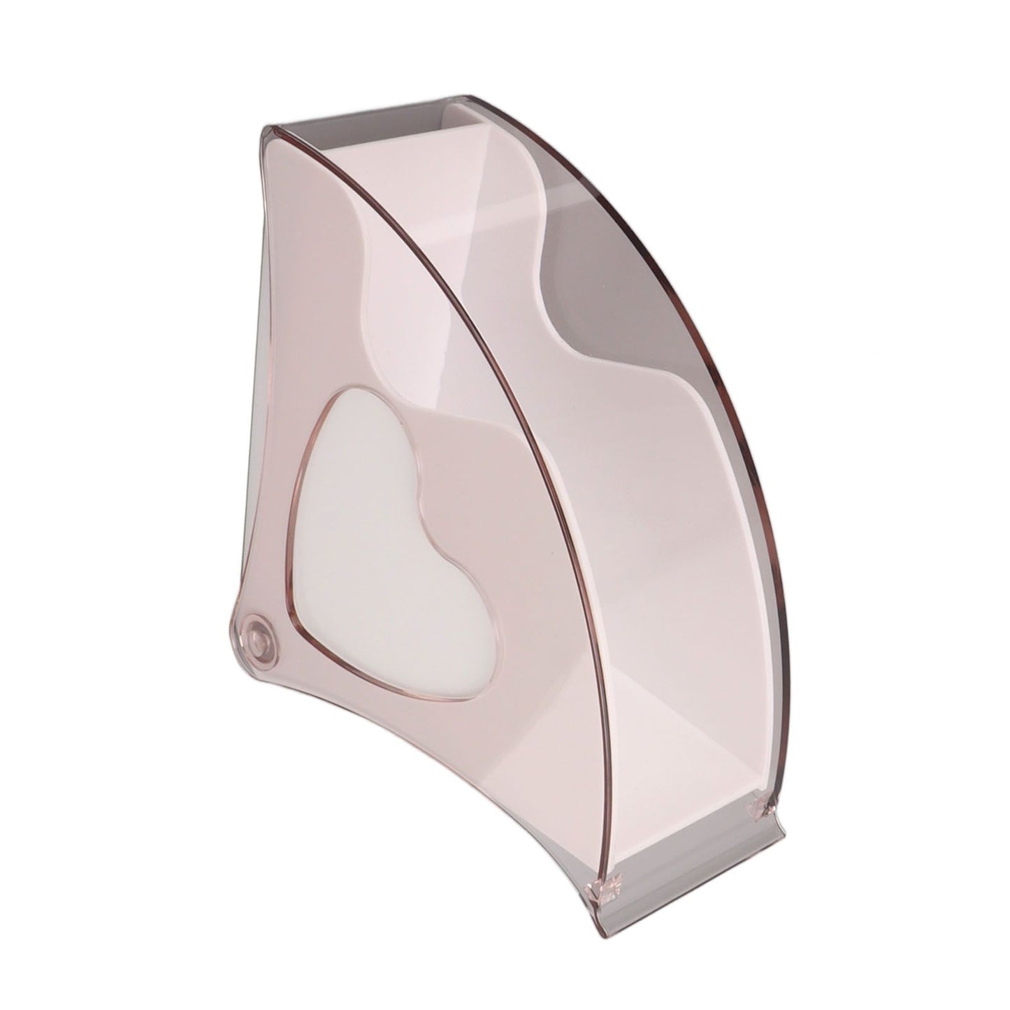 Coffee Filter Holder Storage Coffee Filter Paper Dispenser Rack with Dustproof Cover for Cafe Office White V1294-YM0521-3118230025312