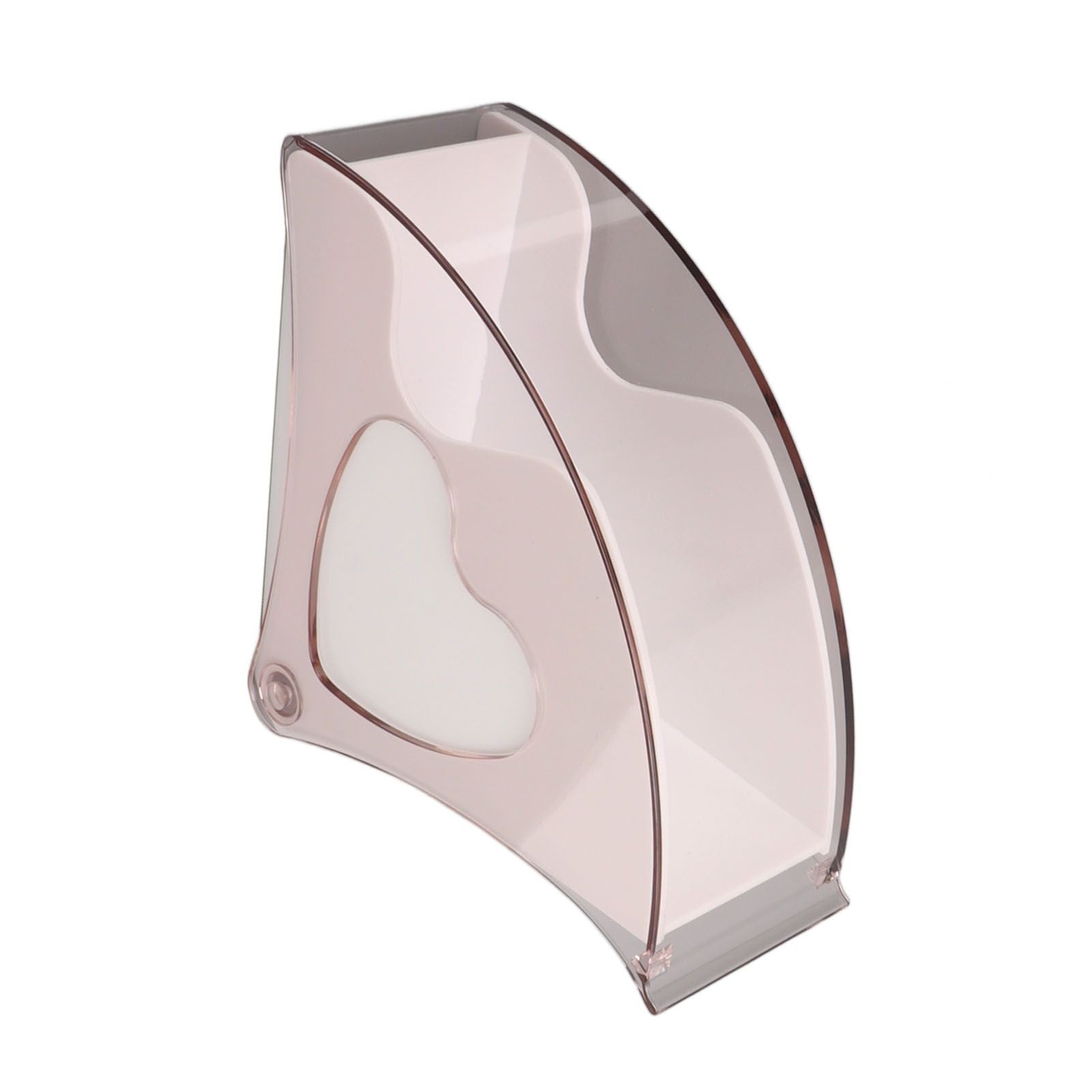Coffee Filter Holder Storage Coffee Filter Paper Dispenser Rack with Dustproof Cover for Cafe Office White V1294-YM0521-3118230025312