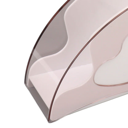 Coffee Filter Holder Storage Coffee Filter Paper Dispenser Rack with Dustproof Cover for Cafe Office White V1294-YM0521-3118230025312