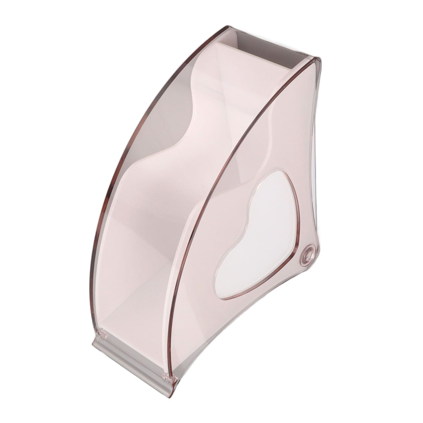 Coffee Filter Holder Storage Coffee Filter Paper Dispenser Rack with Dustproof Cover for Cafe Office White V1294-YM0521-3118230025312