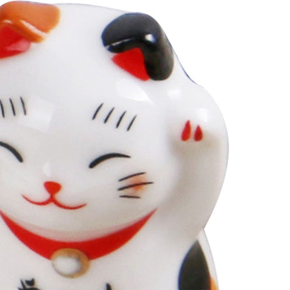5Pcs Chopstick Racks Ceramic Cat Tableware Rest Mini Ceramic Kitten Ornaments Japanese Style V1294-YM0521-3118230026111