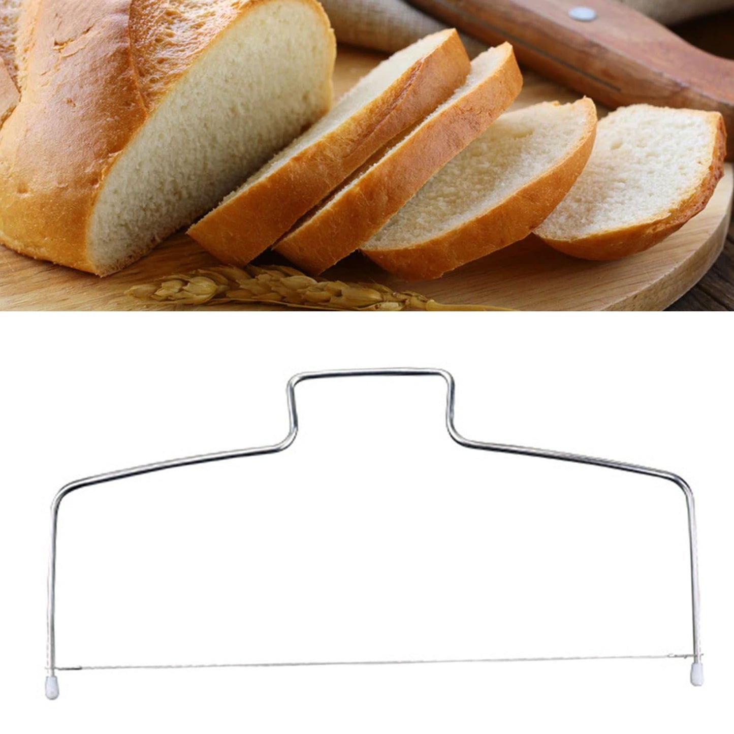 Cake Leveler Stainless Steel 8 Gear Adjustable Cake Layer Cutter with Detachable Wire for Baking Tool One Wire V1294-YM0521-3118230027112