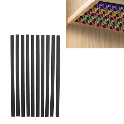 Coffee Capsule Strip Storage Organizing Wall Mounted Coffee Pod Holder Strip for Counter Kitchen Adhesive V1294-YM0521-3118230028414