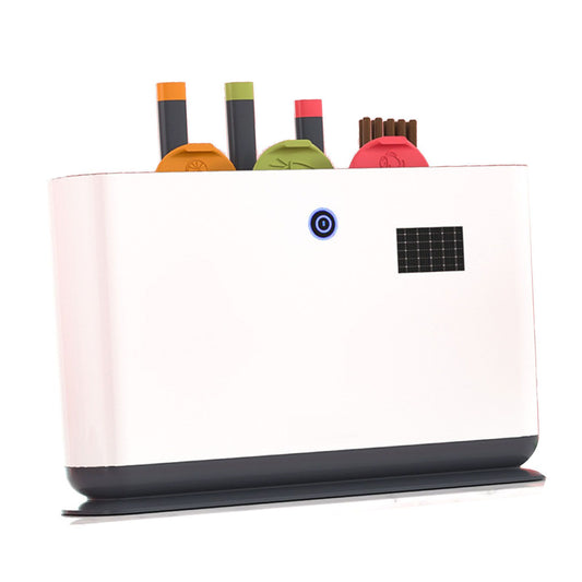 Knife Block Electric Ultraviolet All Round Cleaning Knife Chopstick Chopping Board Holder Utensils Organizer V1294-YM0521-3118230028611