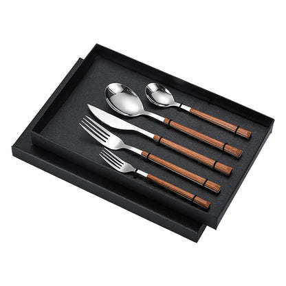Tableware Cutlery Set Stainless Steel Dinner Knives Forks Spoons Eating Utensils High Hardness Flatware Set V1294-YM0521-3118230029611