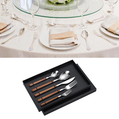 Tableware Cutlery Set Stainless Steel Dinner Knives Forks Spoons Eating Utensils High Hardness Flatware Set V1294-YM0521-3118230029611