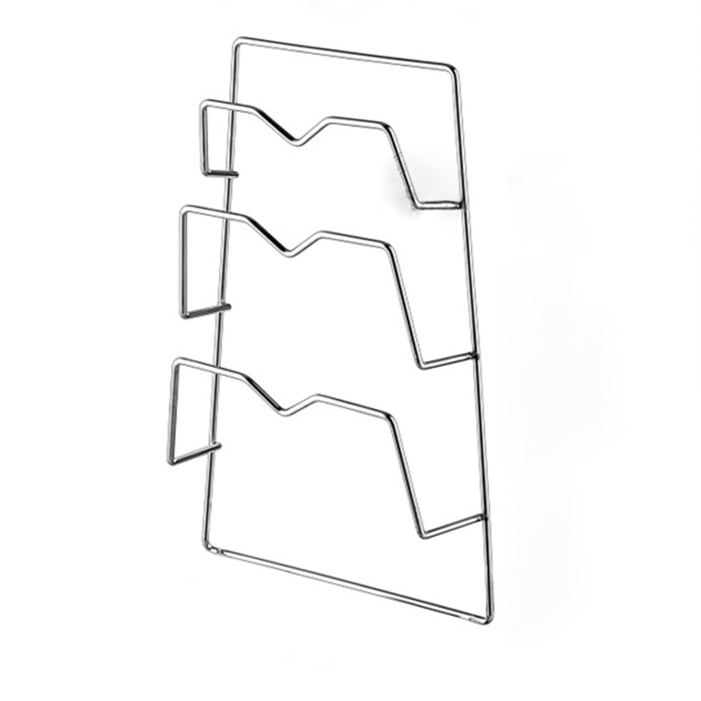Wall Mounted Pot Lid Rack 3 Layers Multifunction Stainless Steel Lid Holder Chopping Board Storage Rack for V1294-YM0521-3118230031611
