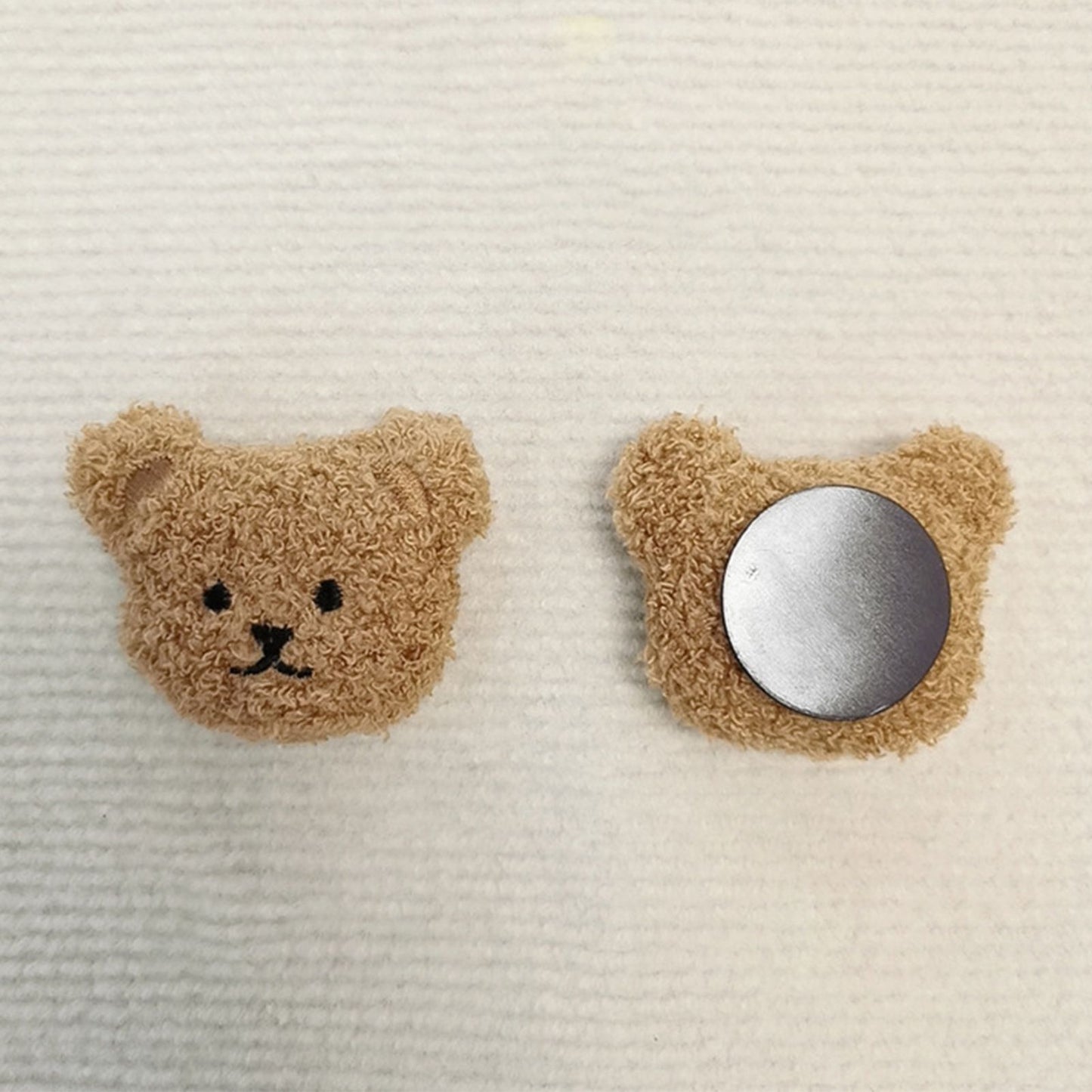 Plush Bear Fridge Magnet Rubber Soft Magnet 3D Animal Fridge Magnet for Kitchen Decoration Coffee V1294-YM0521-3118230032411