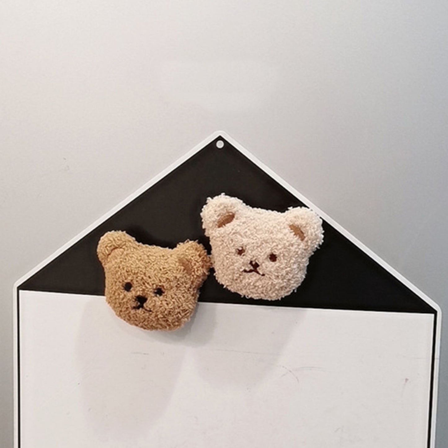 Plush Bear Fridge Magnet Rubber Soft Magnet 3D Animal Fridge Magnet for Kitchen Decoration Coffee V1294-YM0521-3118230032411