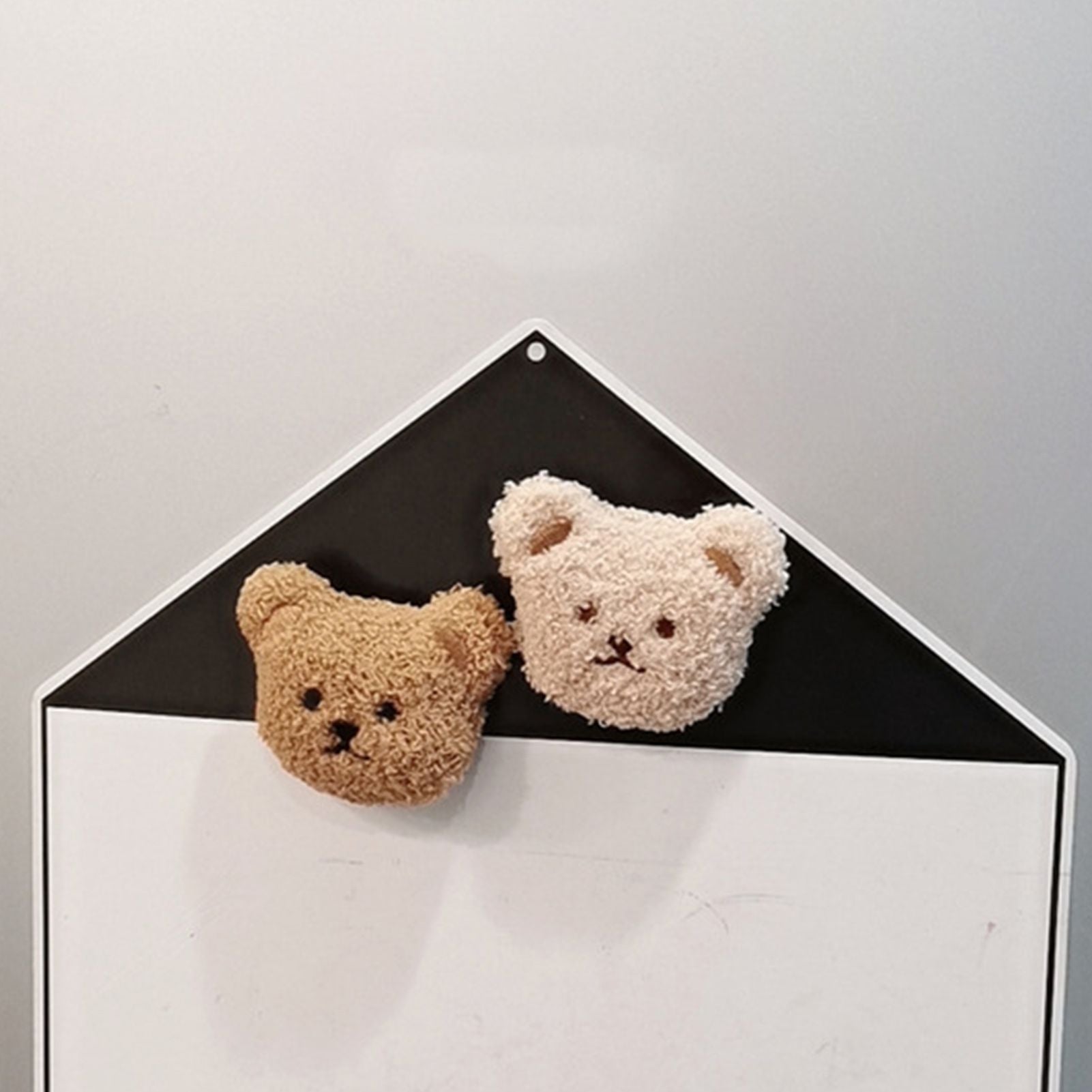 Plush Bear Fridge Magnet Rubber Soft Magnet 3D Animal Fridge Magnet for Kitchen Decoration Coffee V1294-YM0521-3118230032411