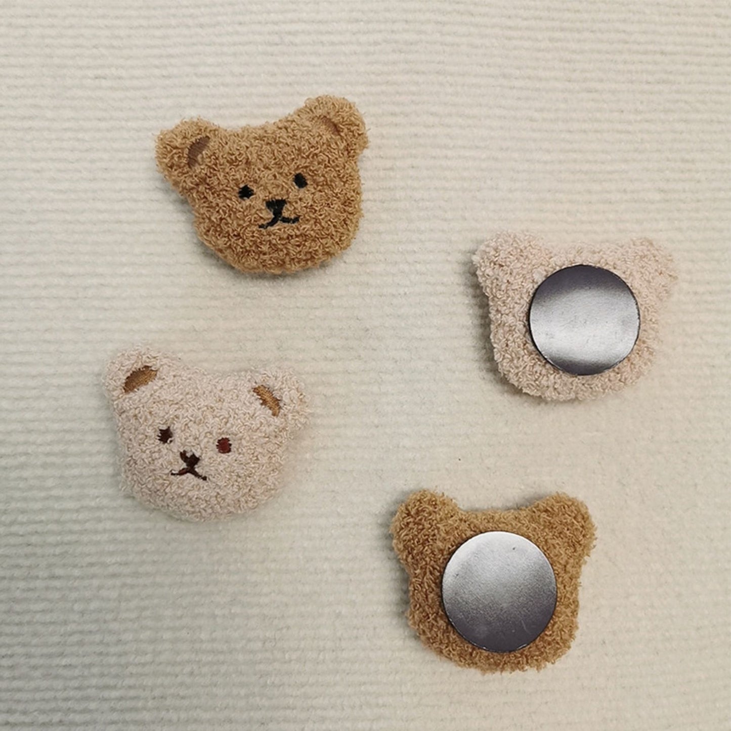 Plush Bear Fridge Magnet Rubber Soft Magnet 3D Animal Fridge Magnet for Kitchen Decoration Coffee V1294-YM0521-3118230032411