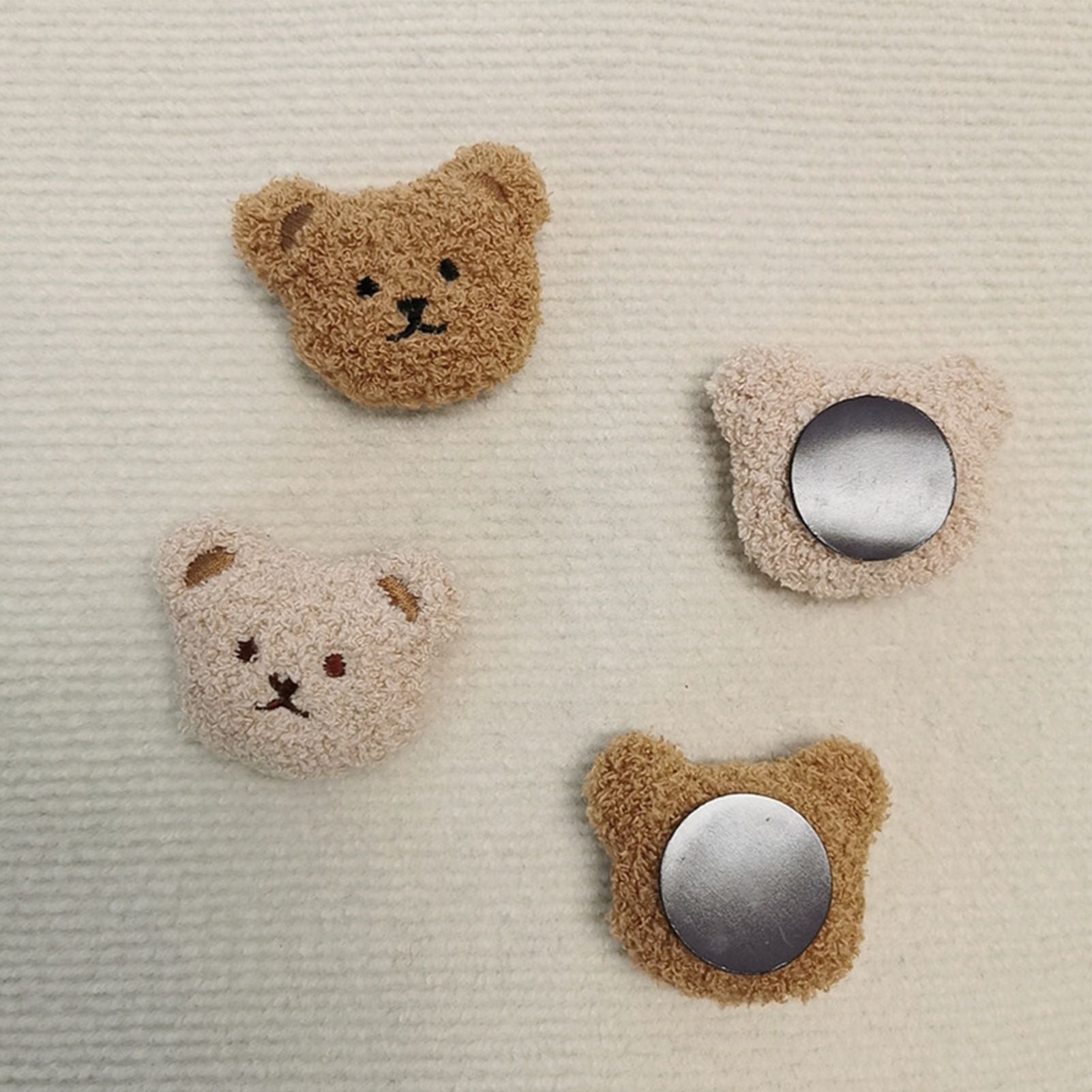 Plush Bear Fridge Magnet Rubber Soft Magnet 3D Animal Fridge Magnet for Kitchen Decoration Coffee V1294-YM0521-3118230032411