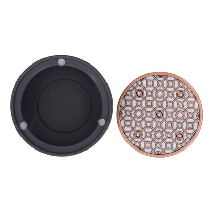 Teapot Warmer Kit with Bronze Color Mat Functional Convenient Tea Coffee Warm Tool for Coffee Beverages V1294-YM0521-3118230033311