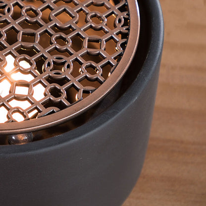 Teapot Warmer Kit with Bronze Color Mat Functional Convenient Tea Coffee Warm Tool for Coffee Beverages V1294-YM0521-3118230033311
