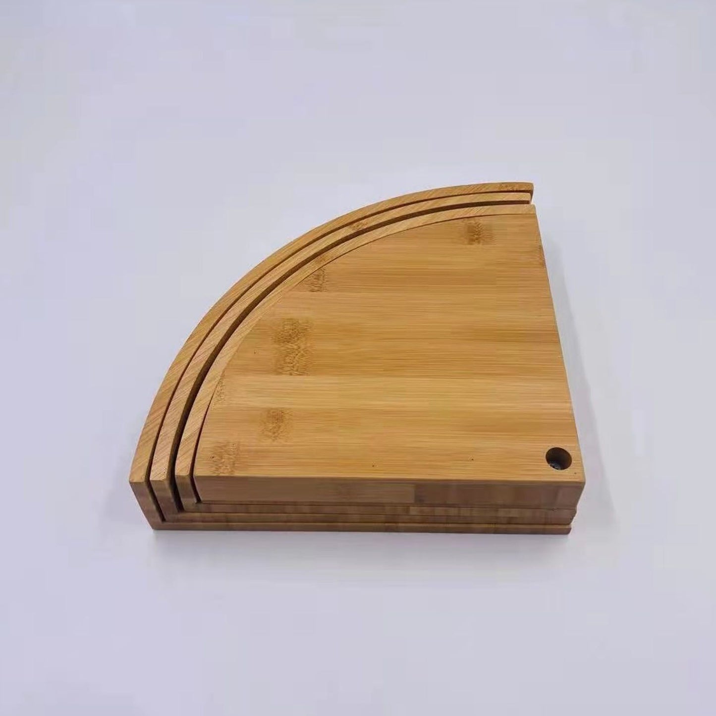 Bamboo Cheese Plate Board with 2 Knife Concealed Compartment Bread Fruit Snack Serving Tray V1294-YM0521-3118230033811