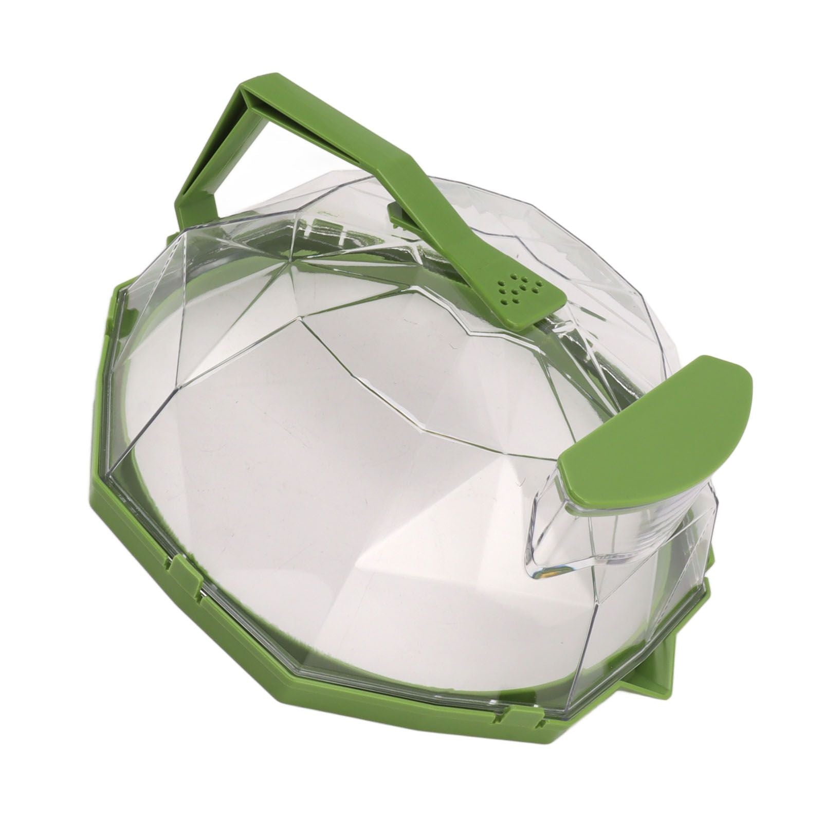 Microwave Splash Heating Cover PC Food Splatter Guard with Extension Handle for Kitchen Cooking Grass Green V1294-YM0521-3118230036512