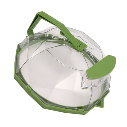 Microwave Splash Heating Cover PC Food Splatter Guard with Extension Handle for Kitchen Cooking Grass Green V1294-YM0521-3118230036512