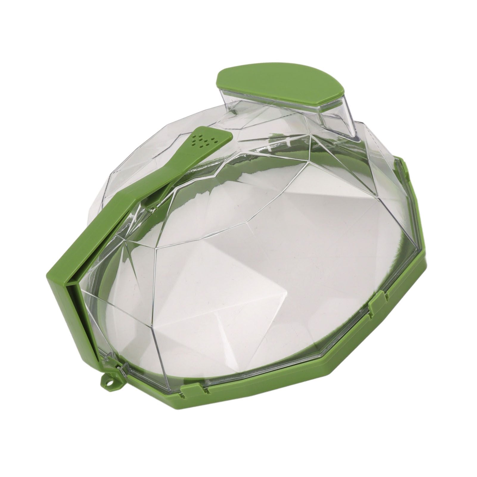 Microwave Splash Heating Cover PC Food Splatter Guard with Extension Handle for Kitchen Cooking Grass Green V1294-YM0521-3118230036512