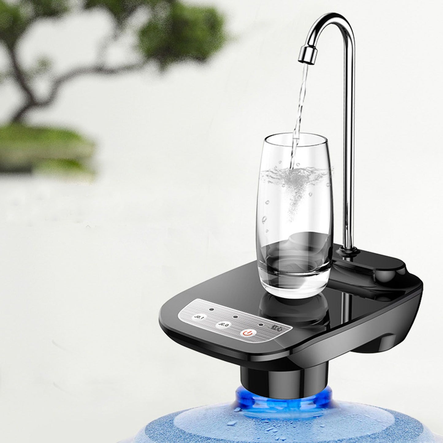 Electric Bottled Water Dispenser Home Multifunctional Electric Drinking Water Pump Black V1294-YM0521-3118230040011