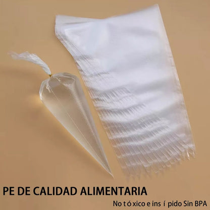 300Pcs Disposable Piping Bags Thickened Pastry Bags for Baking Cupcake Cookies Cake Decorating V1294-YM0521-3118230044111