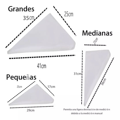 300Pcs Disposable Piping Bags Thickened Pastry Bags for Baking Cupcake Cookies Cake Decorating V1294-YM0521-3118230044111