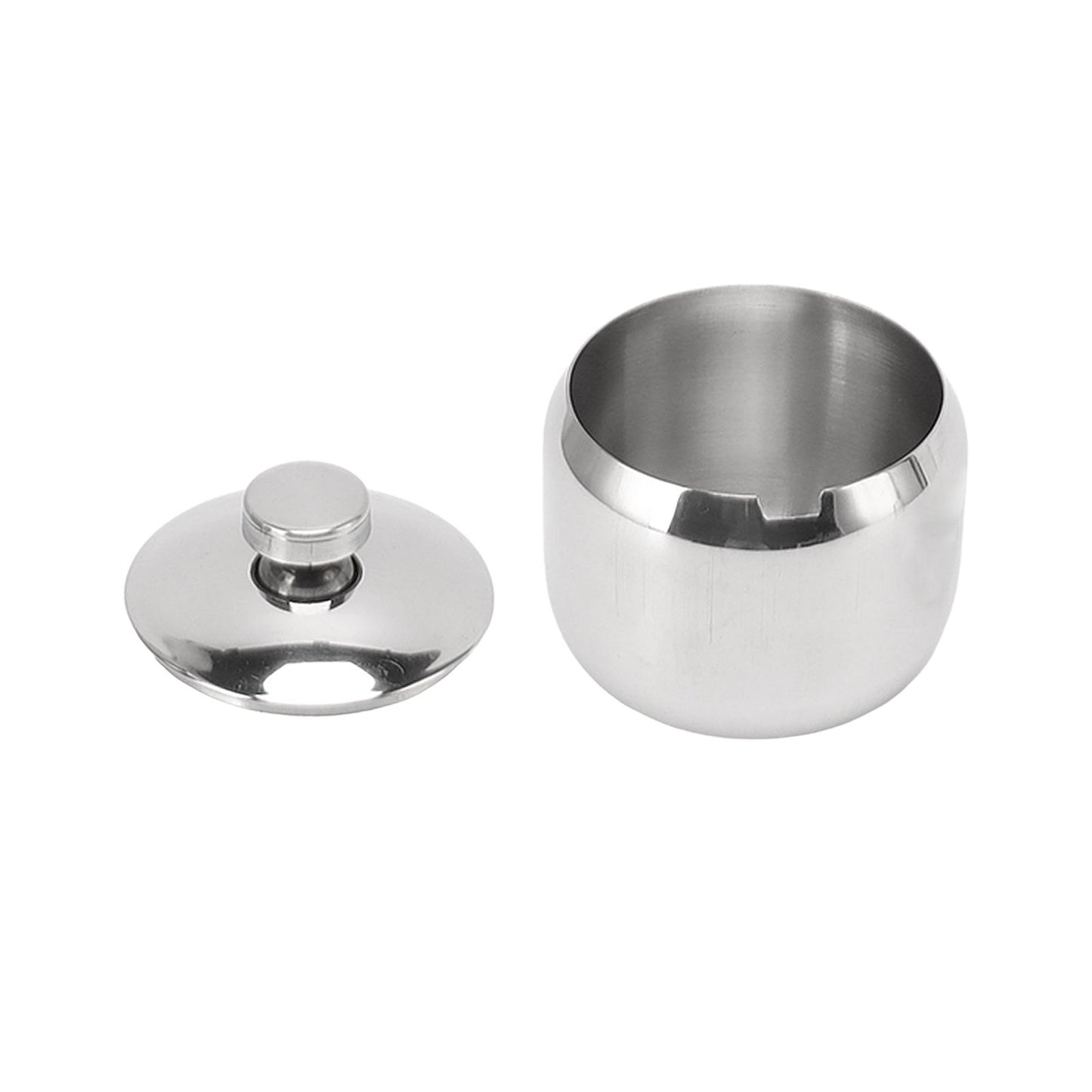 Condiment Jar with Lid 304 Stainless Steel Seasoning Container Pot for Spice Salt Sugar V1294-YM0521-3118230046311