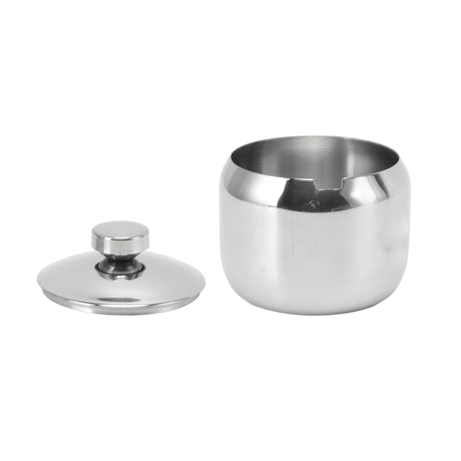 Condiment Jar with Lid 304 Stainless Steel Seasoning Container Pot for Spice Salt Sugar V1294-YM0521-3118230046311