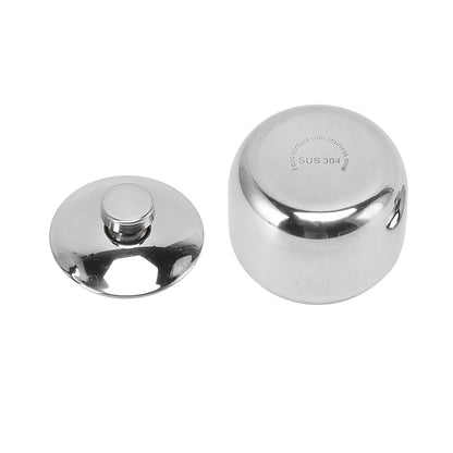 Condiment Jar with Lid 304 Stainless Steel Seasoning Container Pot for Spice Salt Sugar V1294-YM0521-3118230046311