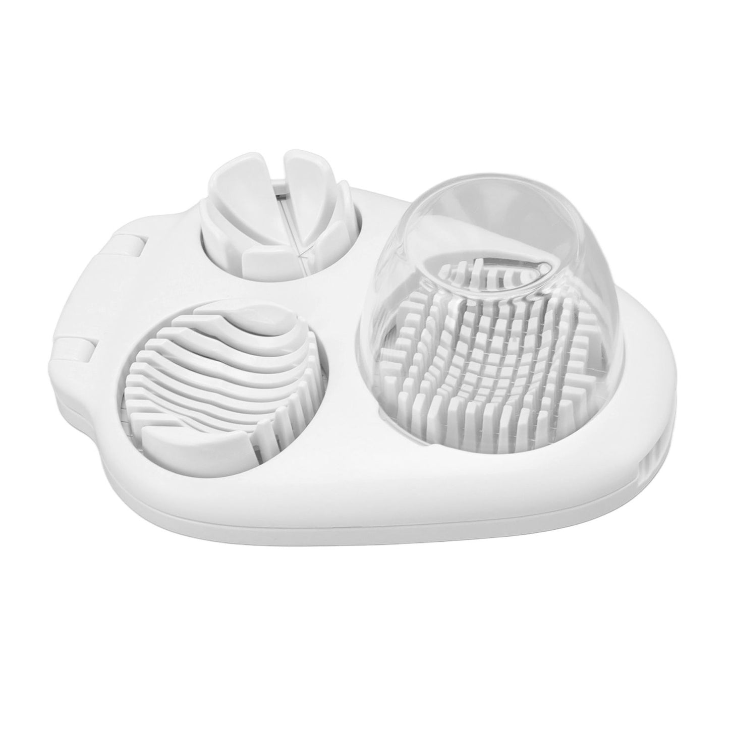 Egg Dicer 3 Slicing Modes Hard Boiled Egg Cutter Kitchen Cutter for Decoration Salad Sandwich V1294-YM0521-3118230046411