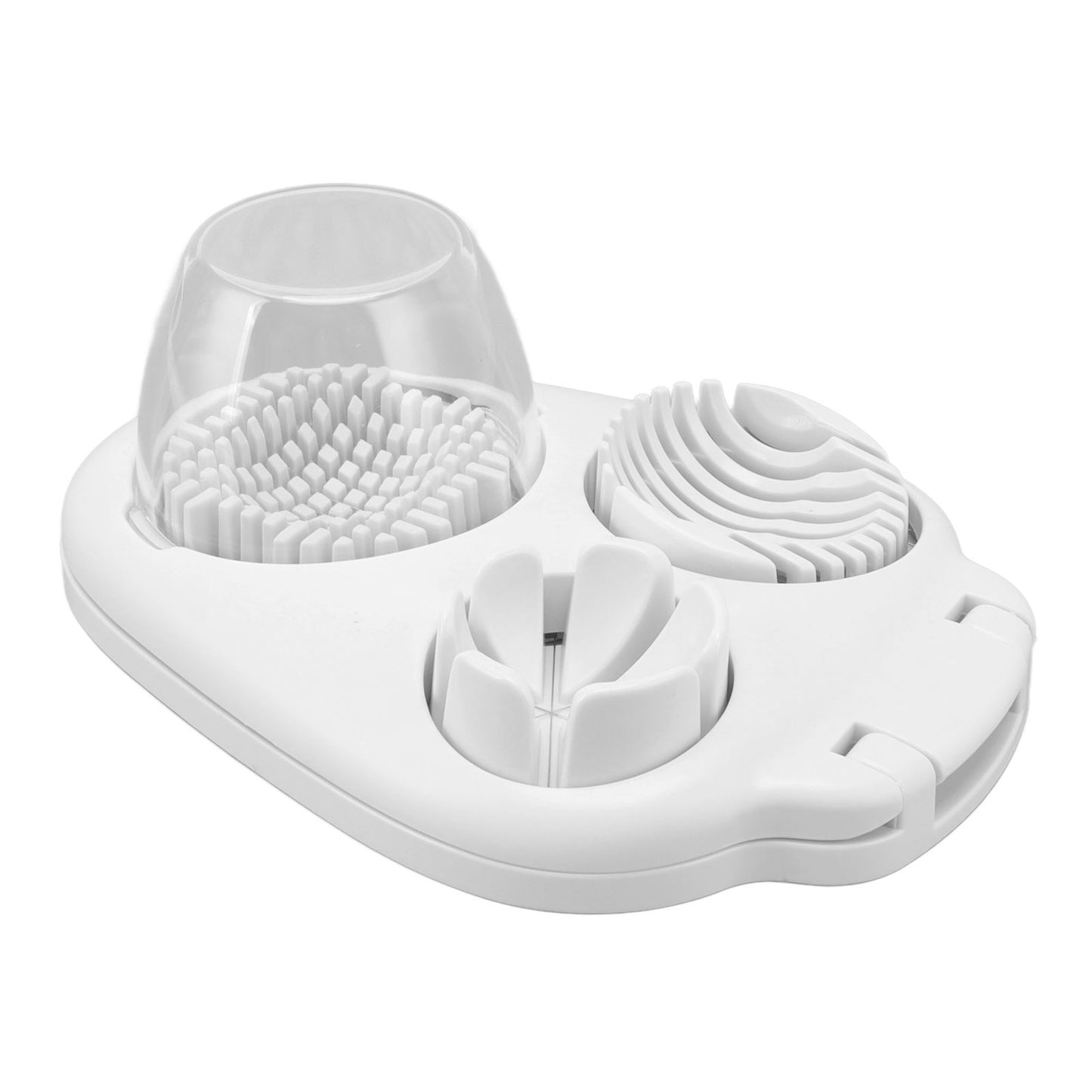 Egg Dicer 3 Slicing Modes Hard Boiled Egg Cutter Kitchen Cutter for Decoration Salad Sandwich V1294-YM0521-3118230046411