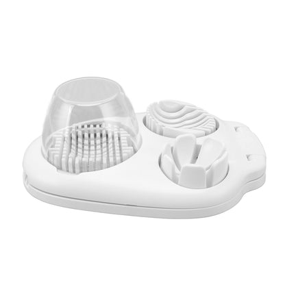 Egg Dicer 3 Slicing Modes Hard Boiled Egg Cutter Kitchen Cutter for Decoration Salad Sandwich V1294-YM0521-3118230046411