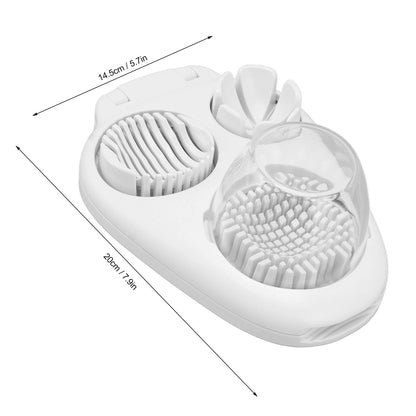 Egg Dicer 3 Slicing Modes Hard Boiled Egg Cutter Kitchen Cutter for Decoration Salad Sandwich V1294-YM0521-3118230046411