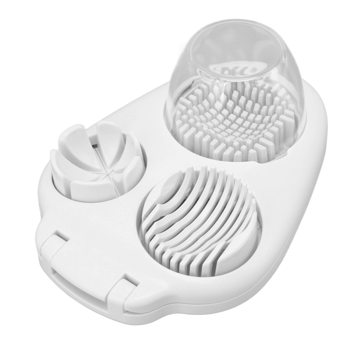Egg Dicer 3 Slicing Modes Hard Boiled Egg Cutter Kitchen Cutter for Decoration Salad Sandwich V1294-YM0521-3118230046411