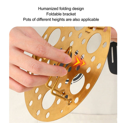 Steaming Rack Stainless Foldable Multi Function Steel Steaming Tray Dumplings Egg Steaming Tool for Home V1294-YM0521-3118230046612