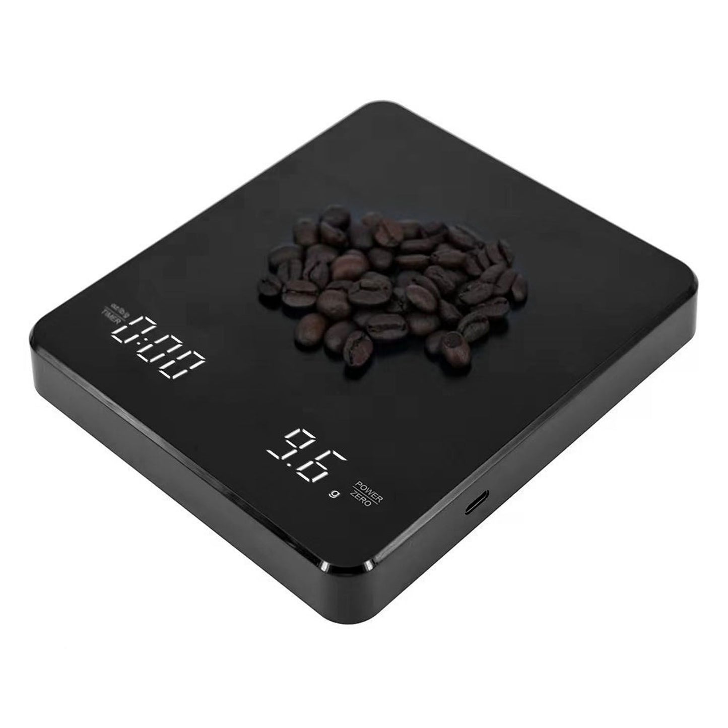 Digital Coffee Scale Beautiful Automatic Zeroing High Accuracy Electronic Coffee Scale with Timer for Home V1294-YM0521-3118230053411